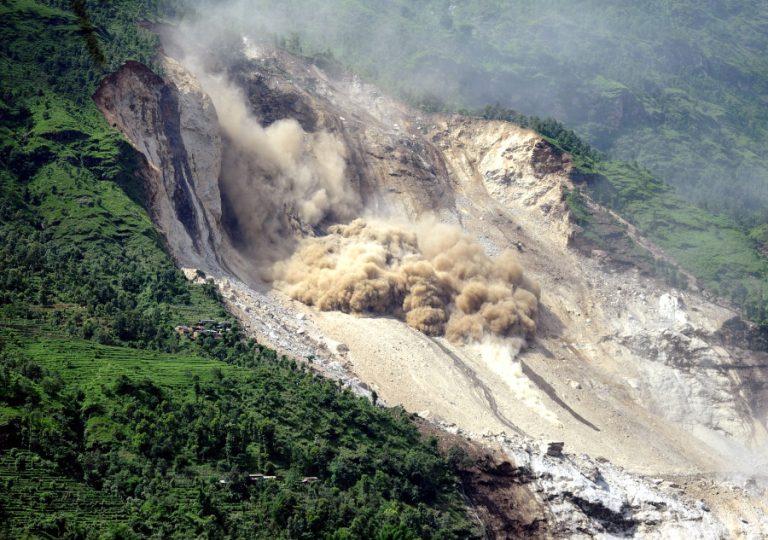Massive Landslide Crashes Into Nepal’s Kali Gandaki River as Floods Kill at Least 21